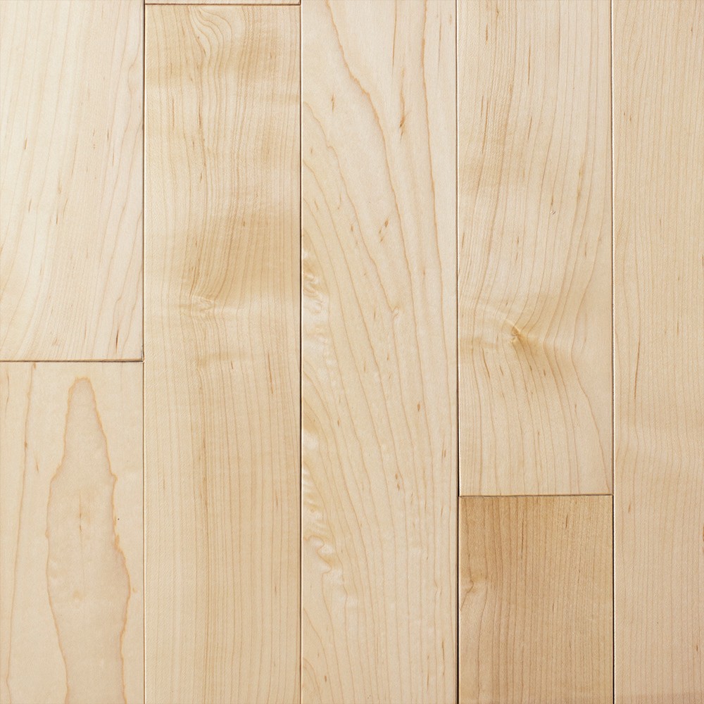 Mullican 155-MU-MA-4-L Muirfield 4″W Smooth Solid Maple Hardwood – Natural