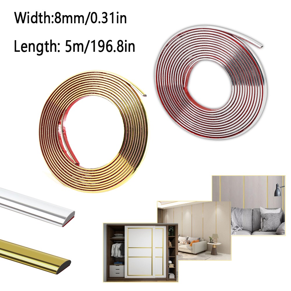 PVC Self-Adhesive Tile Stickers Tape Sealing Strip Tile Beauty Seam Sticker
