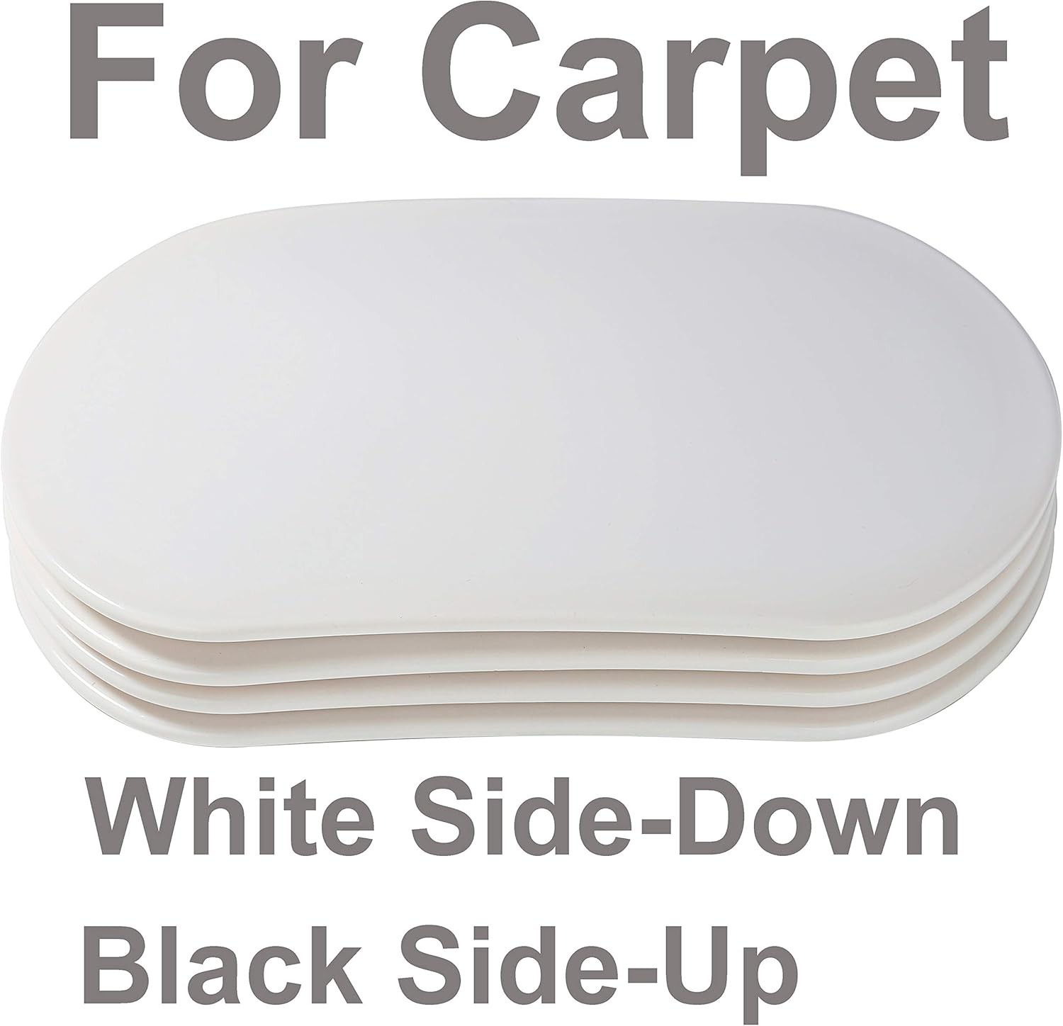 9-1/2in X 5-3/4in.Furniture Moving Kit (8pcs) for All Floor Types/Multi-Surface