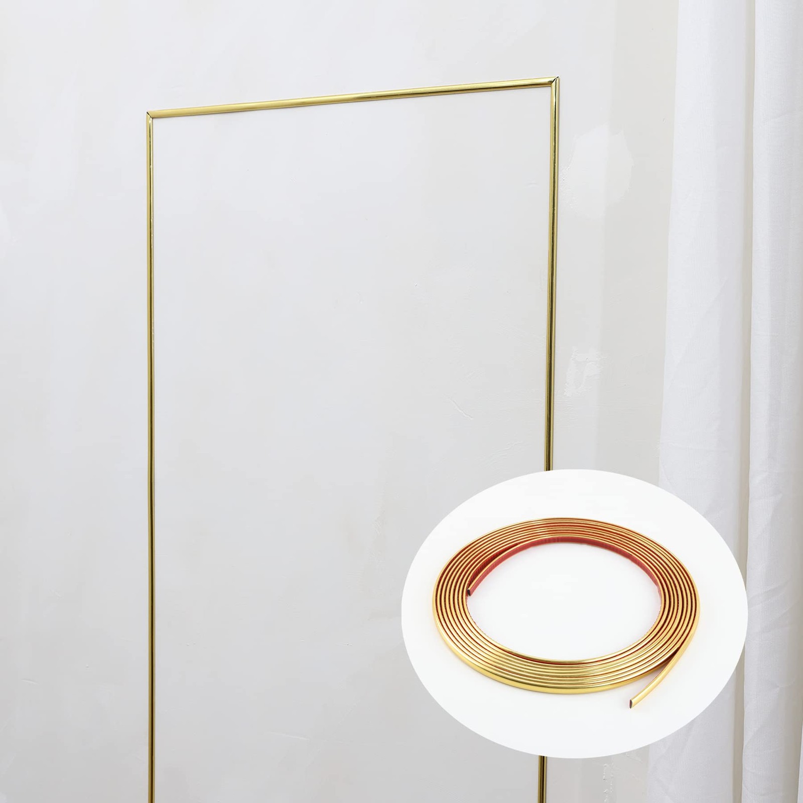 16.4FT Peel and Stick Molding & Wall Trim, Flexible Self-Adhesive Decorative …