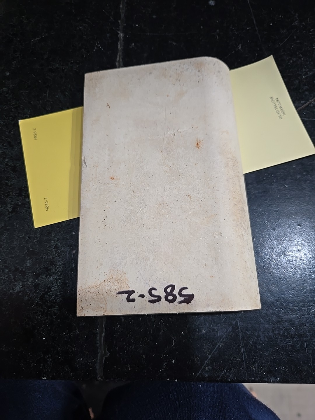 Vintage 6 1/8″ X 3 7/8″ Cove Base Light Yellow NOS Tile