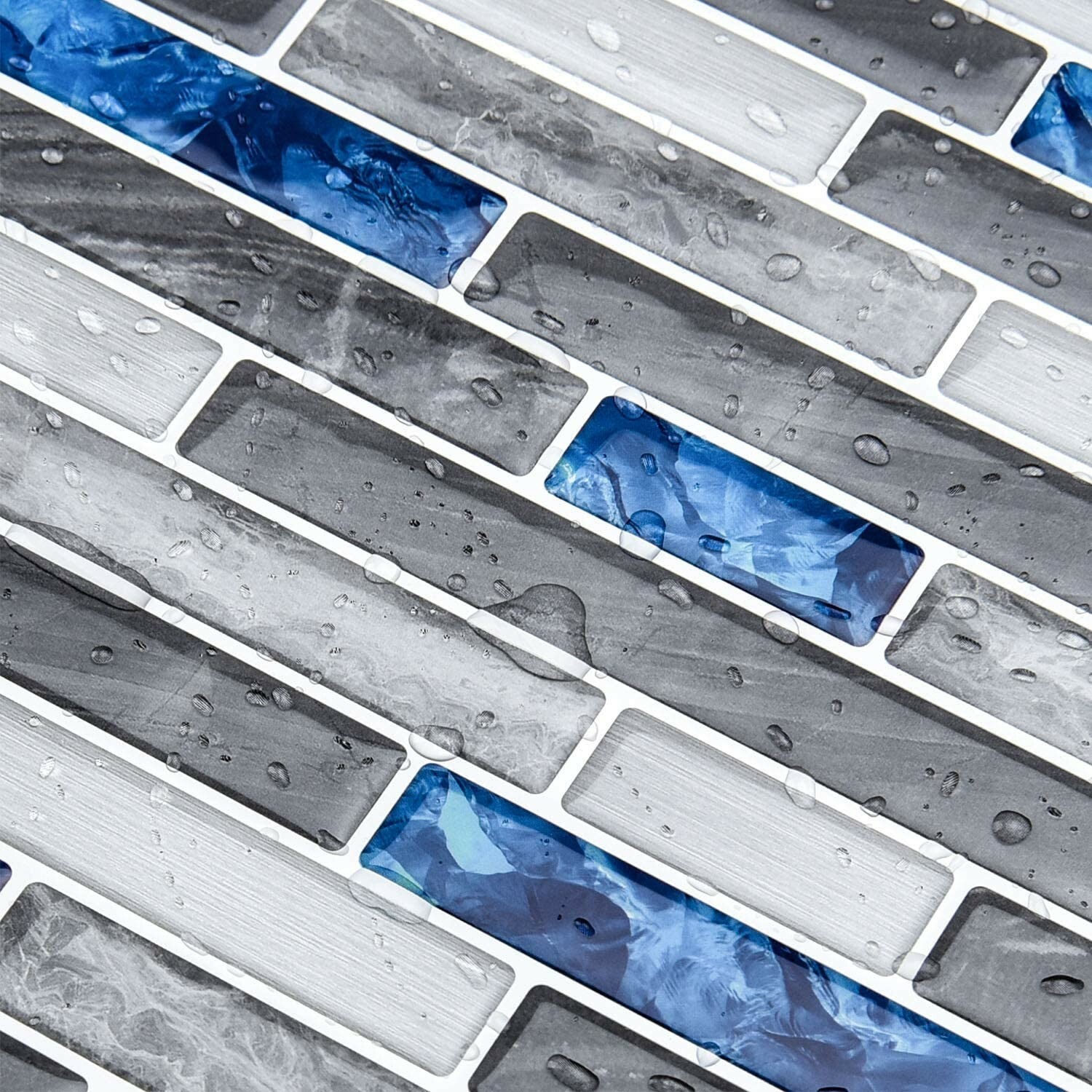 Art3d Peel n Stick Brick Kitchen Backsplash Self-Adhesive Wall Tile Stone Design