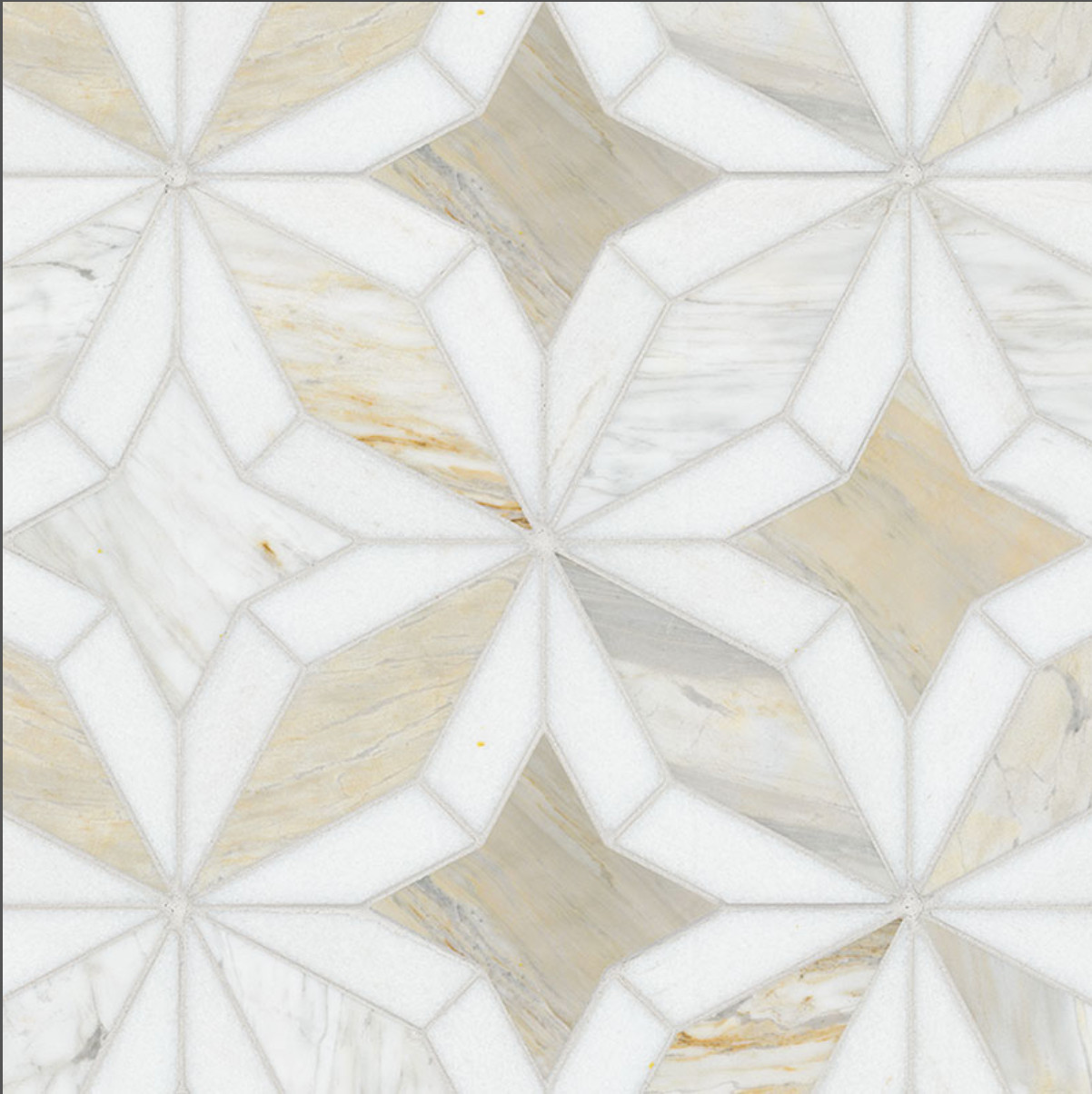 MSI Athena Gold Estrella Polished Marble Floor Wall Tile 10″ x 10″ sheets