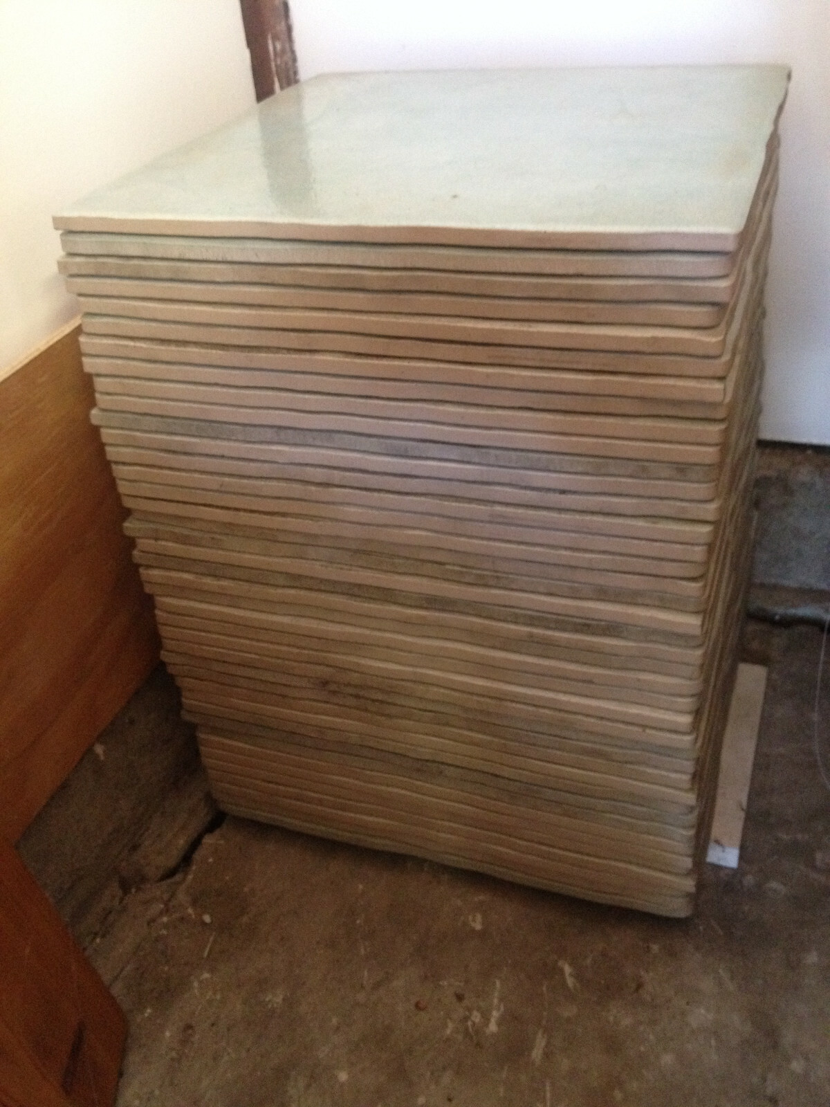 40 Perfectly Imperfect Italian Glazed Porcelain Floor Tiles 13×13 Made in Italy