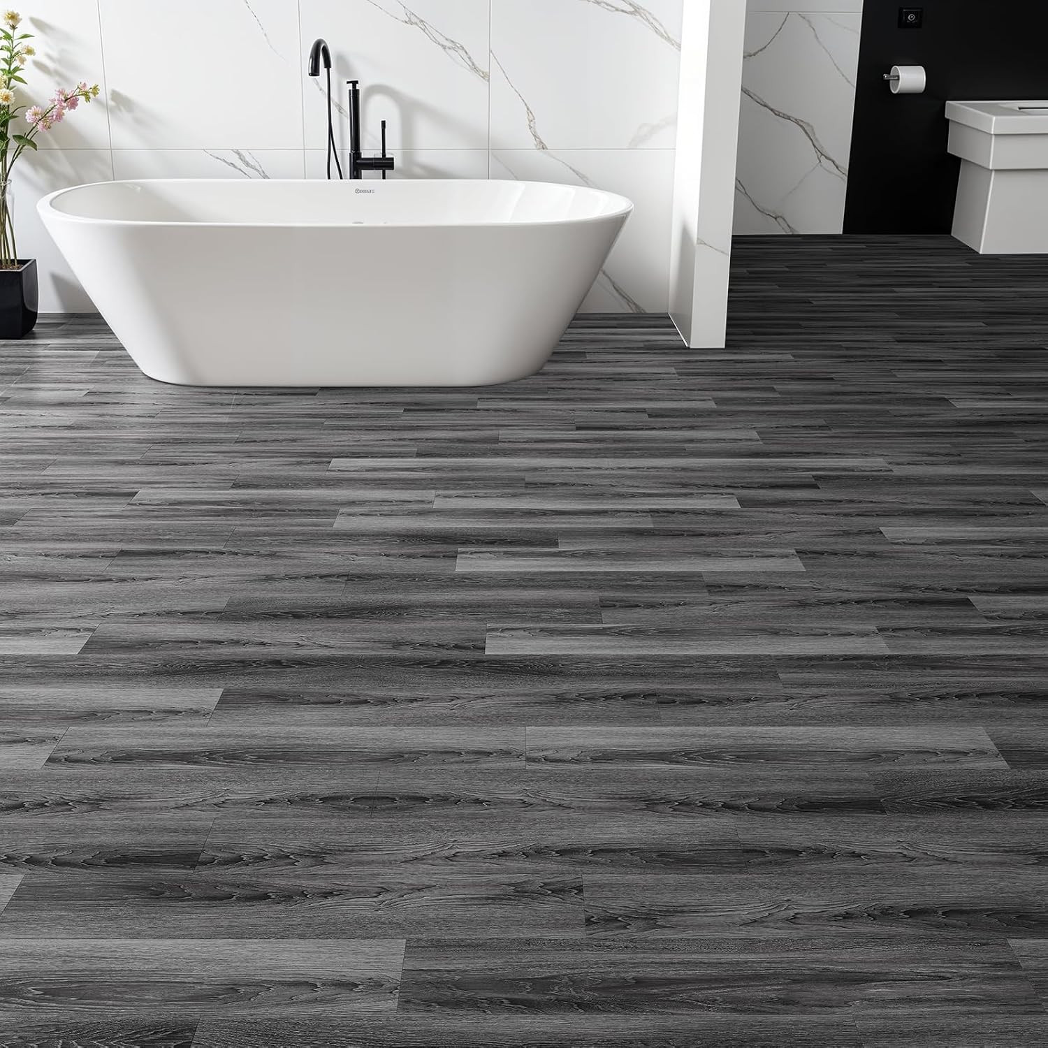 Peel and Stick Floor Tile Vinyl Flooring, Waterproof Vinyl Plank Flooring 36-Pac