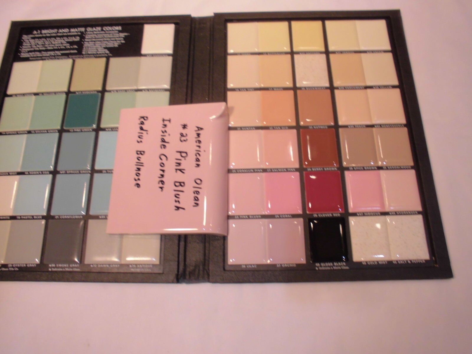 Pink Blush: Radius Bullnose Inside Ceramic Tile 4-1/4″ American Olean, AKR-4402
