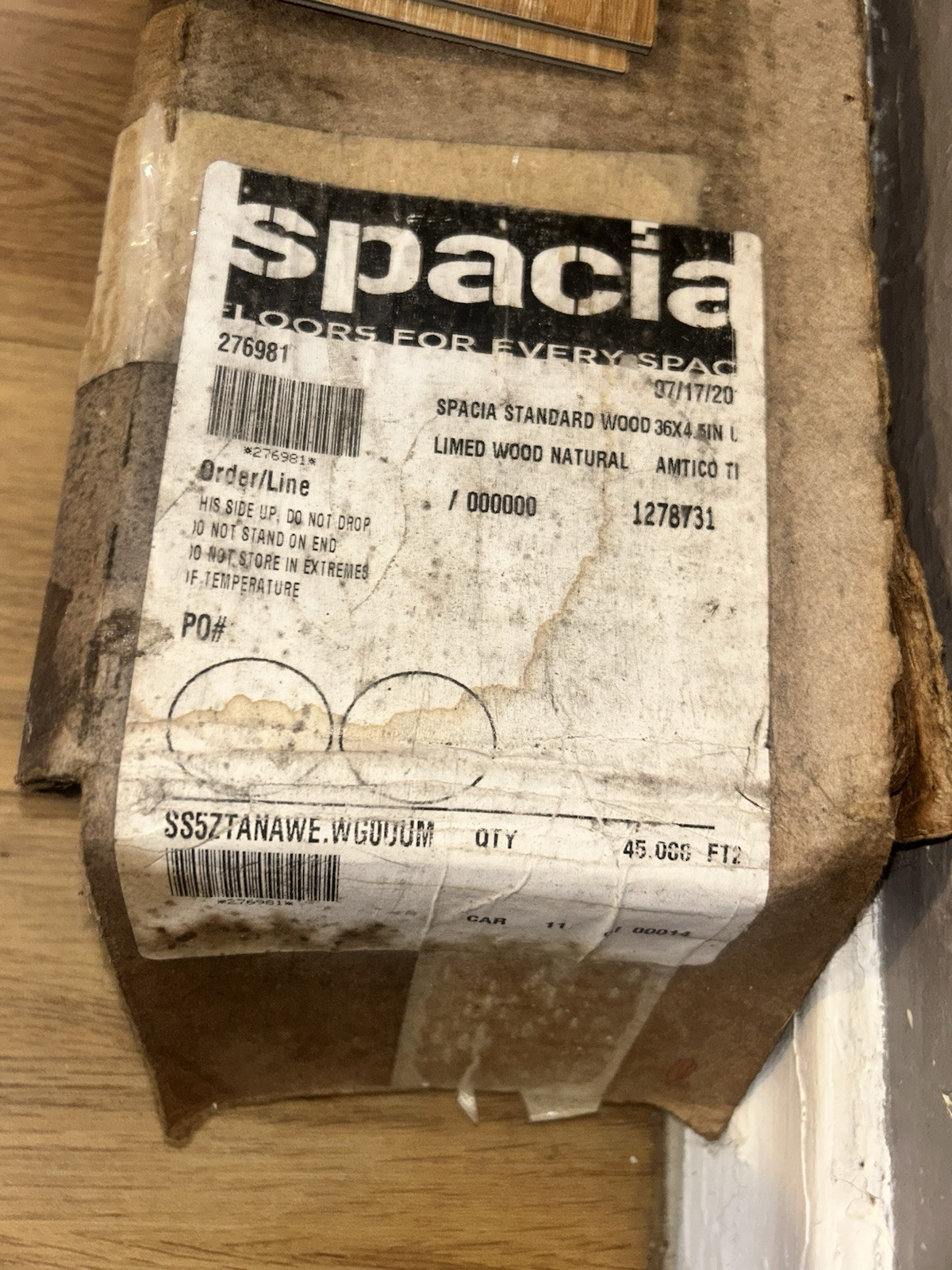 Amtico Spacia Natural Limed Wood Vinyl Flooring