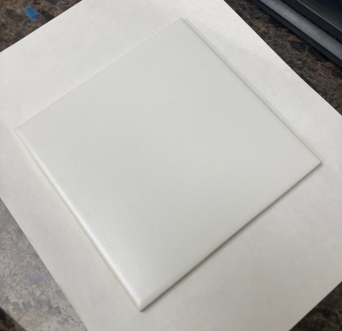 6×6 Tile Matte Off White Loose Wall Ceramic US Ceramics MG670-66 Sample Piece