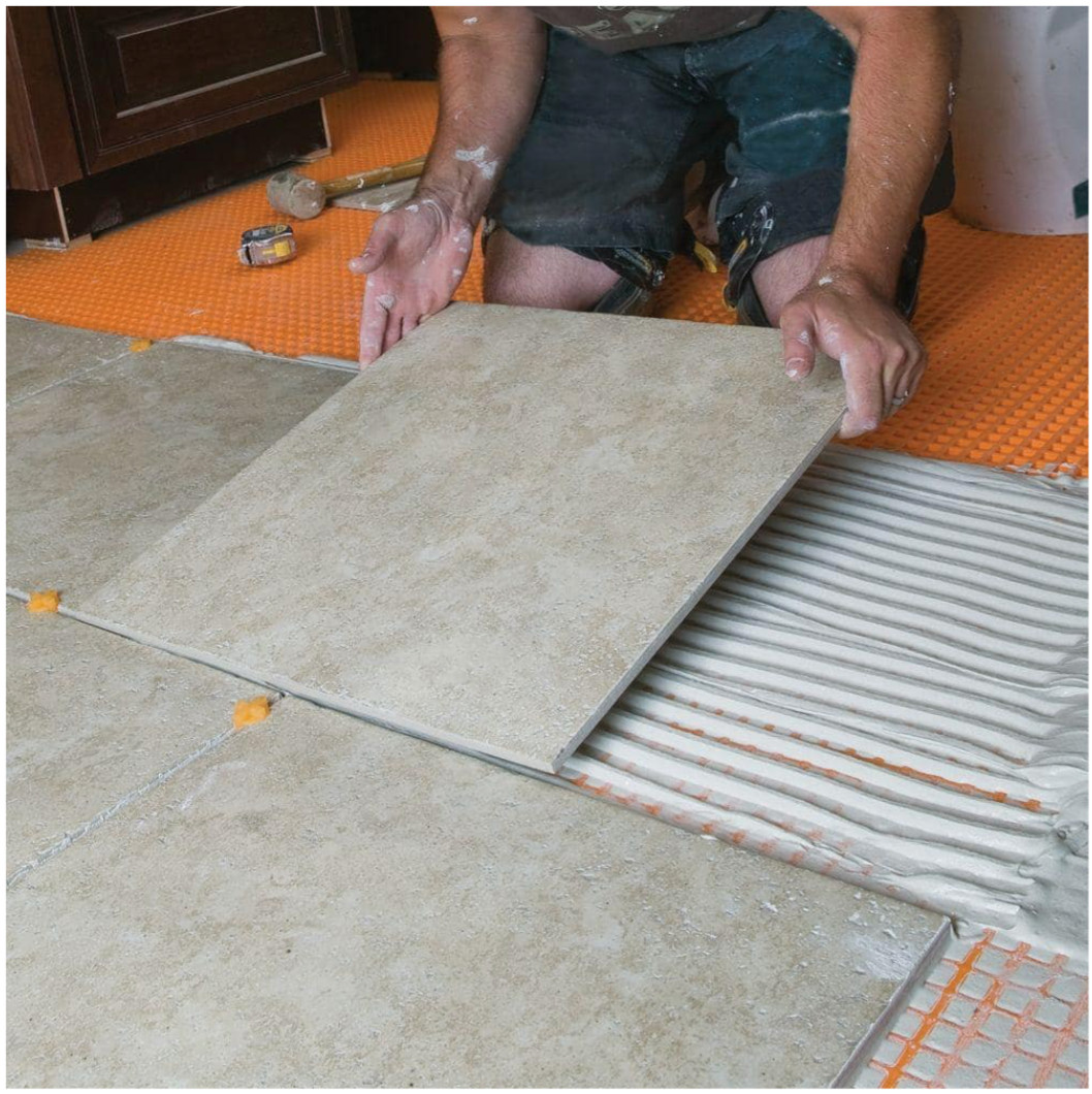 Schluter Ditra Uncoupling Membrane, 3′ 3″ x 16′ 5″ = 54 ft2 (DITRA5M)