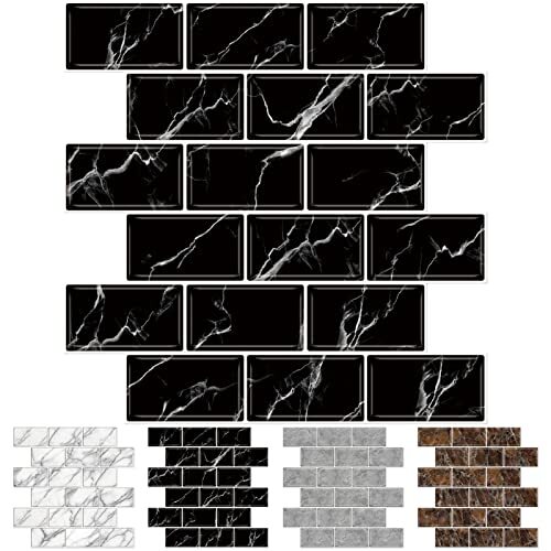 Backsplash Tile for Kitchen Peel & Stick12″x12″Self Adhesive Wall Tiles,10-Sheet