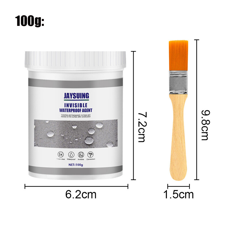 30-300g Invisible Waterproof Agent Insulating Sealant Anti-Leakage Agent + Brush