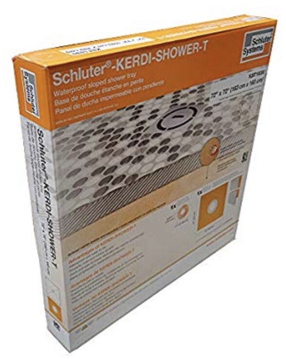 Schluter Kerdi Shower Tray 72″x72″
