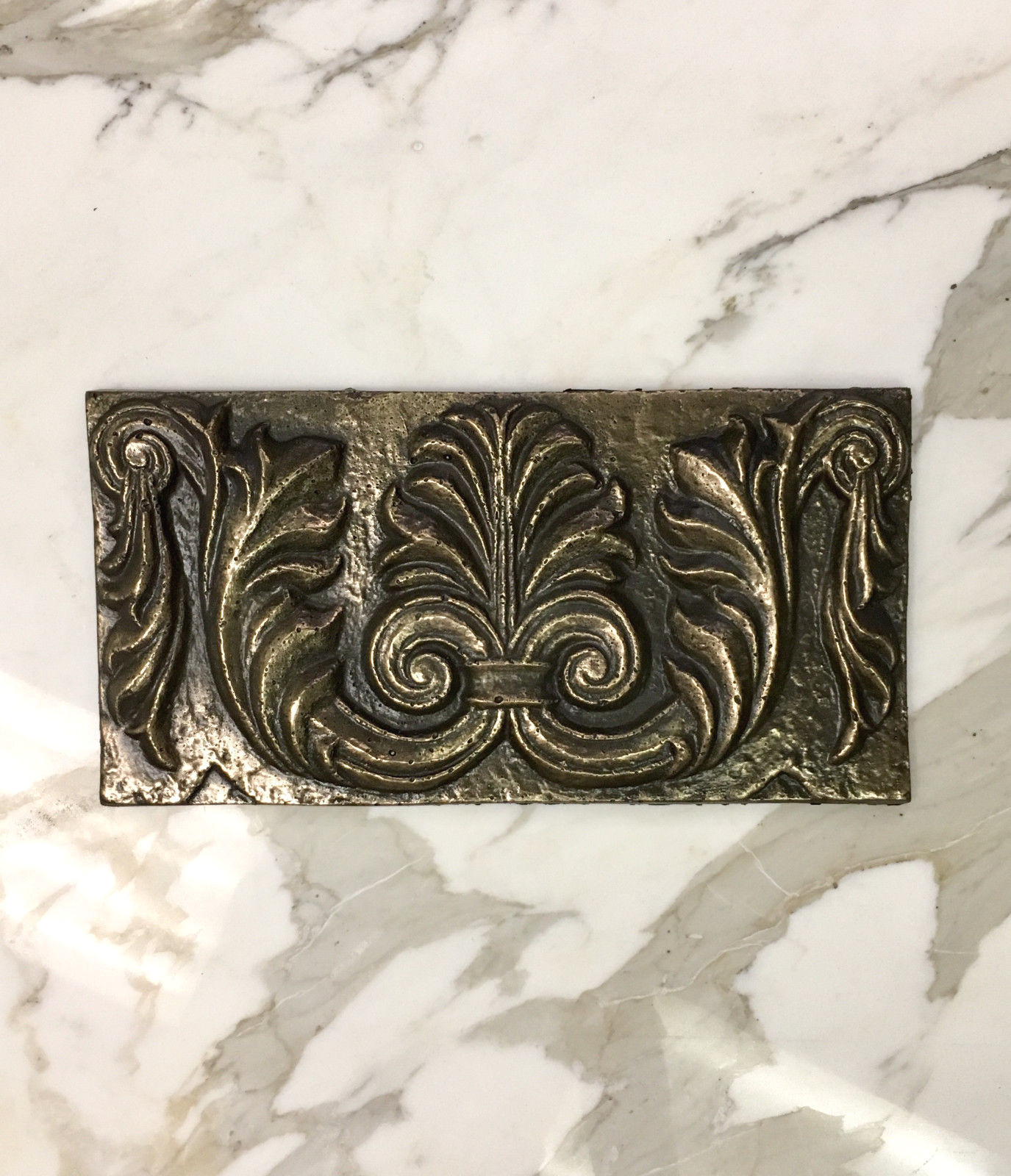 6×12 Firenze Gold Bronze Resin Decor Accent Art Craft Tile Backsplash Tile