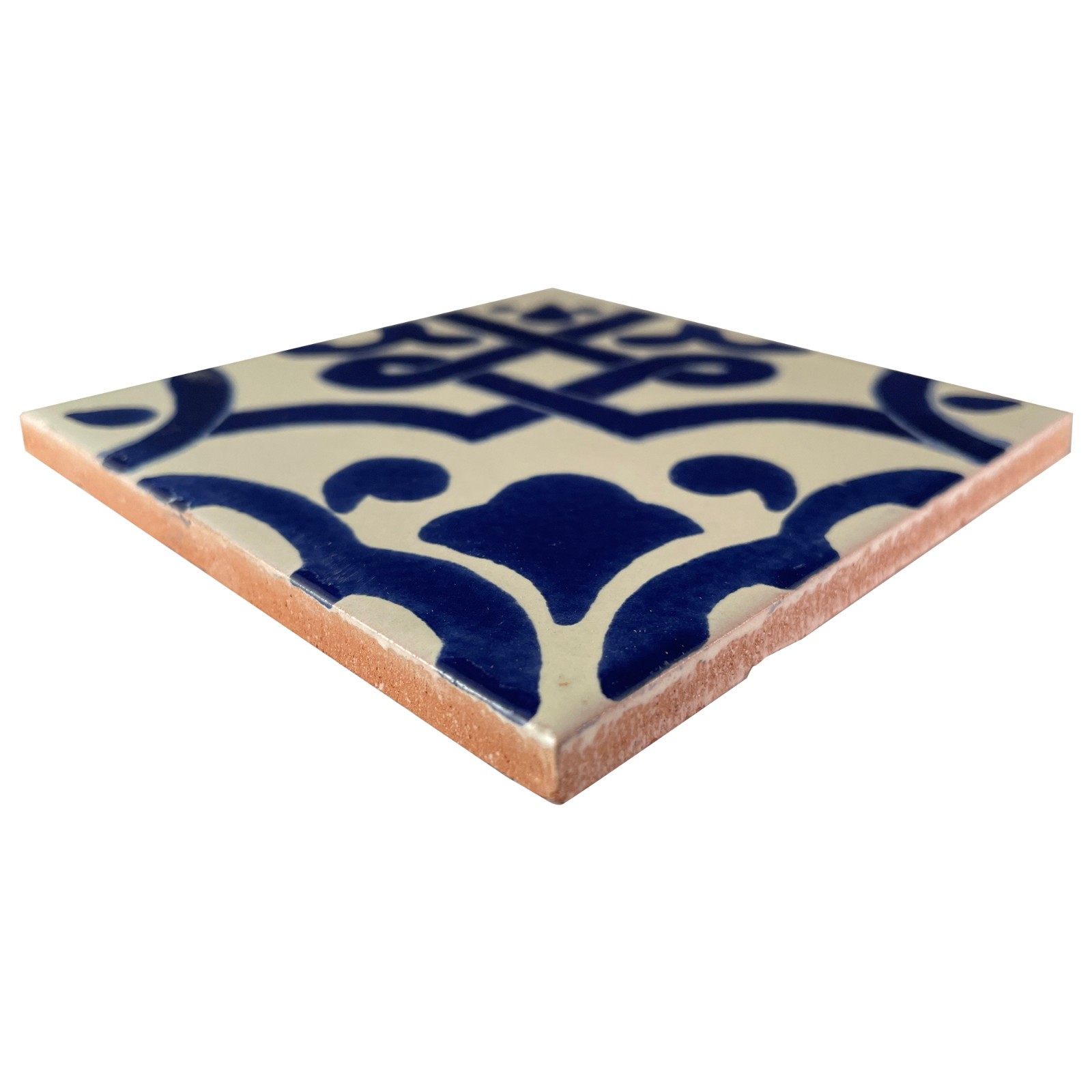 4.2×4.2 9 pcs Palermo Mexican Clay Tile Handmade Talavera Backsplash Mosaic