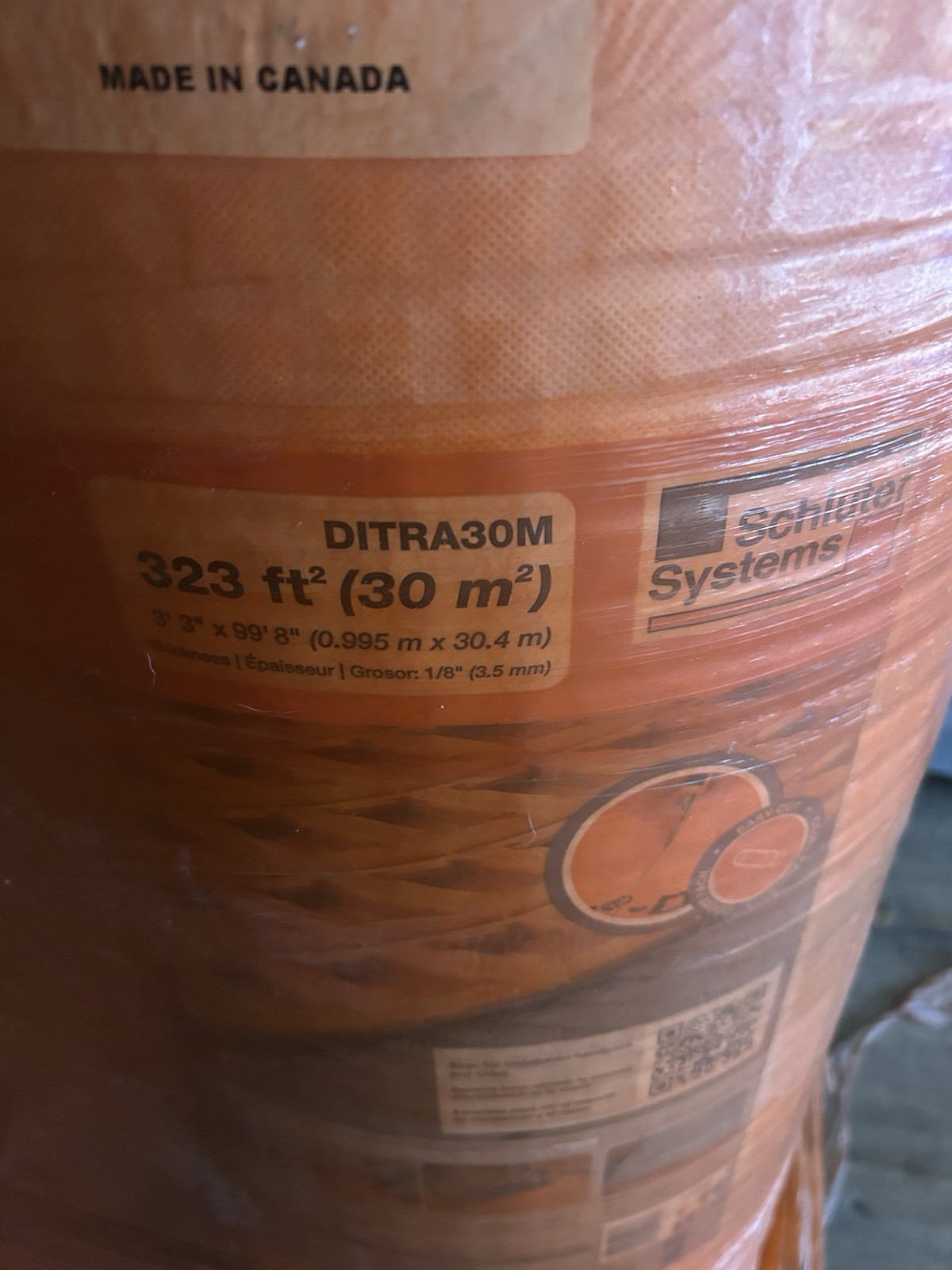 Schluter Systems Ditra 1181-in x 39-in Uncoupling and Waterproofing Membrane