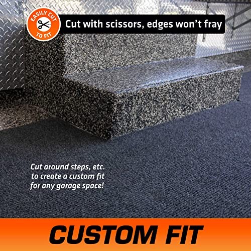 Premium Garage Floor 19’ x 3’9”, Set of 2 (COMBINED SIZE: 19’ x 7’6”) Charcoal