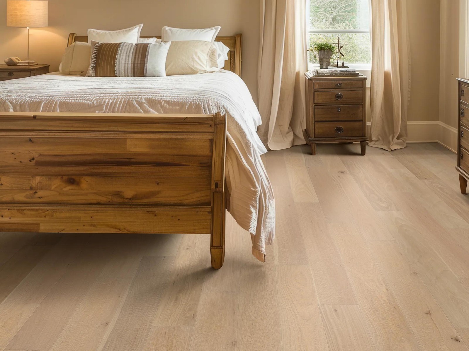 Shaw SW772 Repel 7″W Wire Brushed Engineered White Oak Hardwood – Heritage