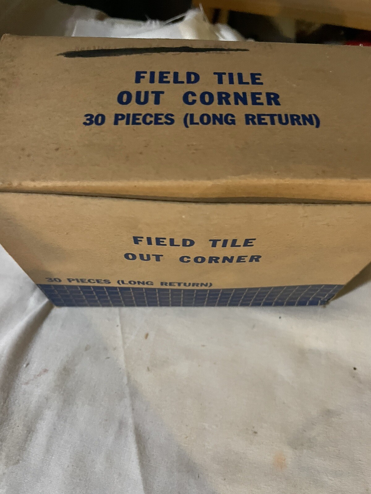 Lot of 30 Marble Vintage 1940s Plastic Field Tile Out Corners