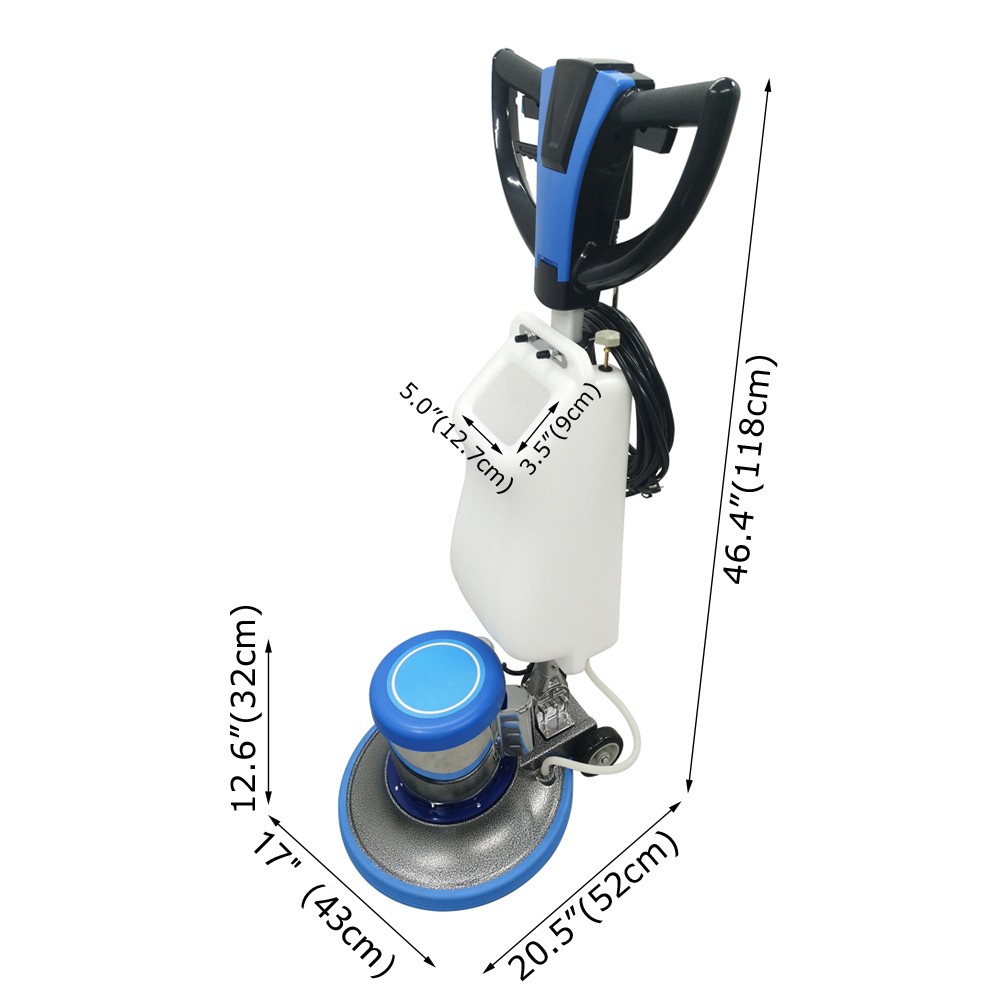 Commercial Floor Polishing Machine 110V for Marble Tile Carpet Wood Floor Clean