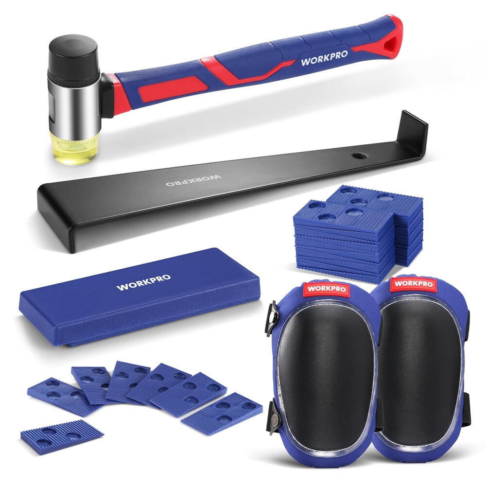 WORKPRO 13″ Flooring Cutter/Laminate Flooring Installation Tools Knee Pad Spacer