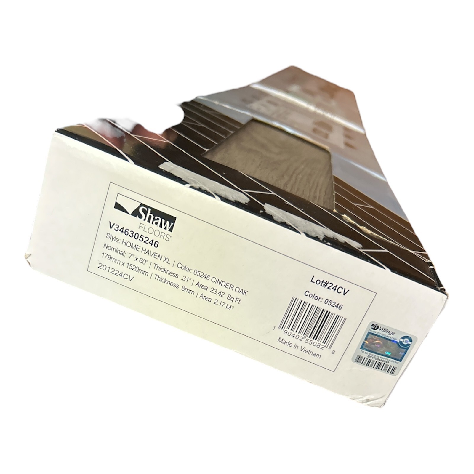 Matrix By Shaw Floors Home Haven XL Cinder Oak 23.42 sq ft Vinyl Plank Flooring