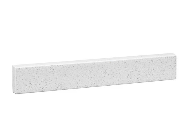 17.875 in. W Solid Surface Resin Vanity Sidesplash in Arctic White
