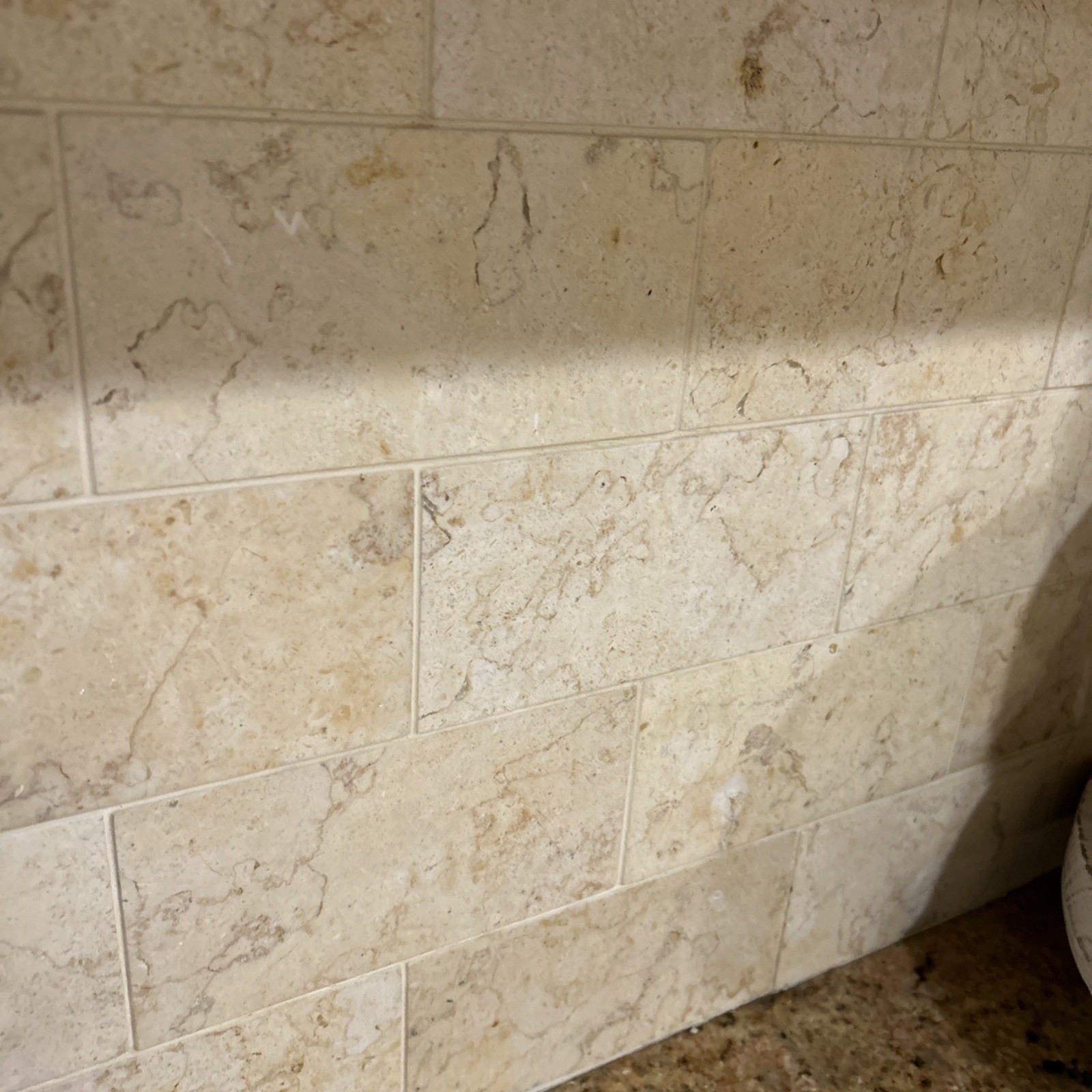 (1) piece Jerusalem Stone Ramon Gold Honed 3x6x3/4″ Beige Wall Tile Backsplash