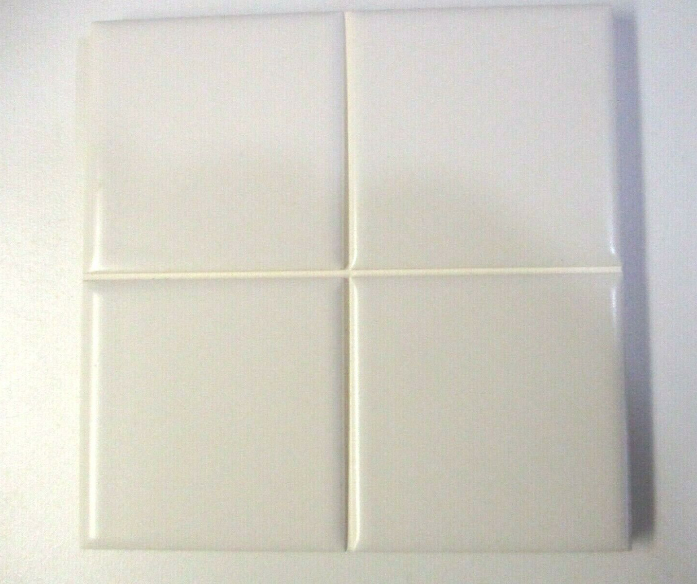 1 Wall Tile AO Olean USA 4-1/4″ Ceramic Scored Satin Off White / Light Beige MCM