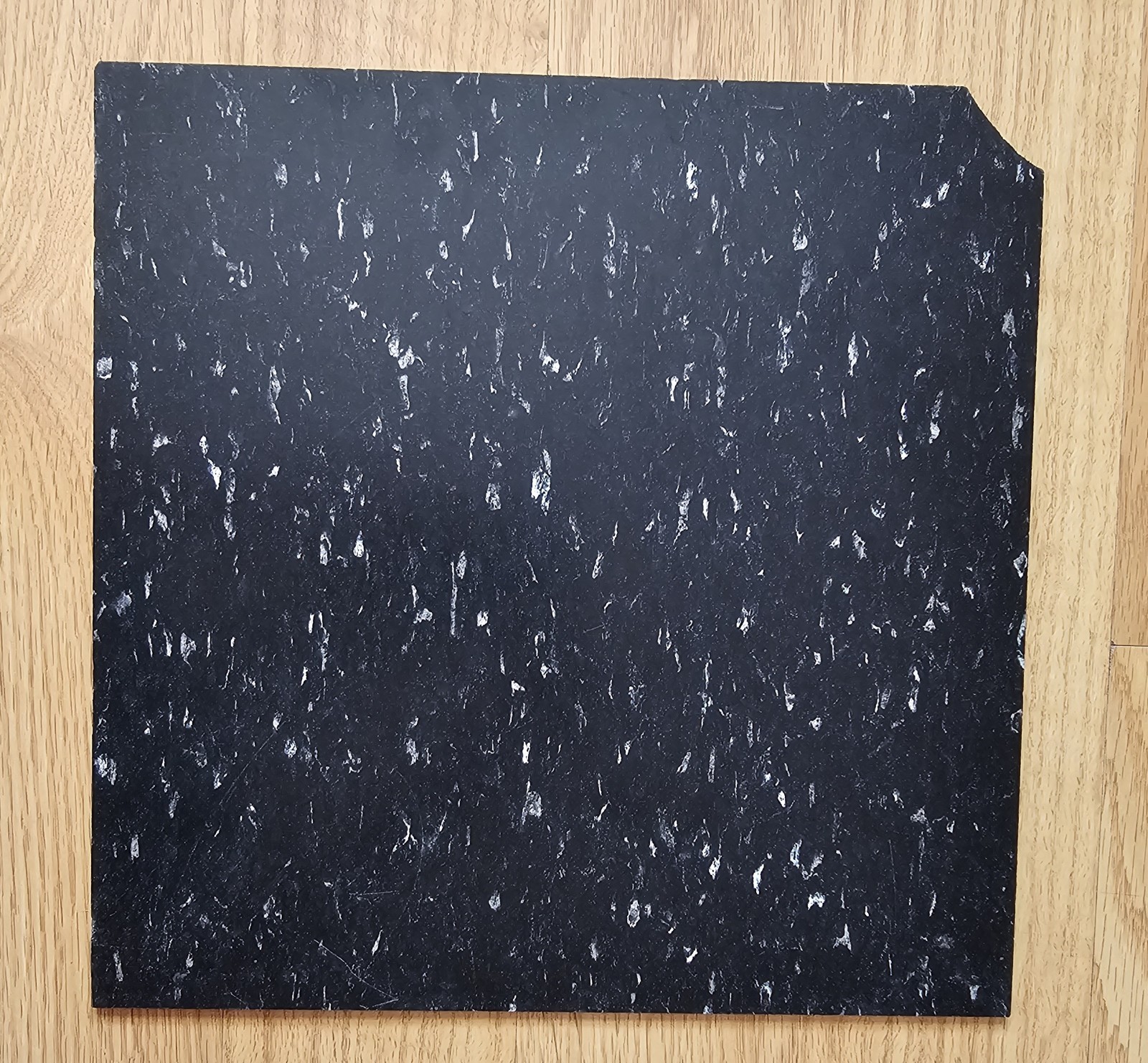 Flextile Commercial Vinyl Composition Tile 12×12 Black White Speckle VCT Lot 22