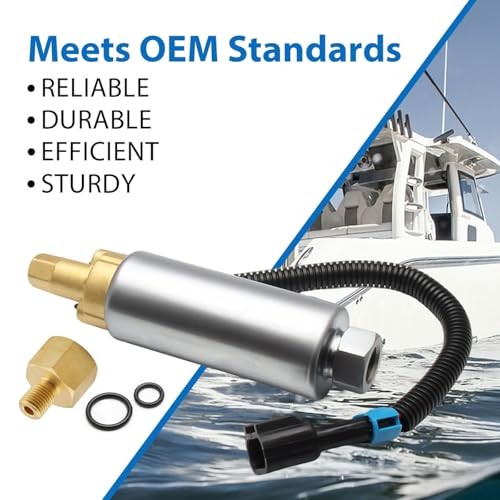 Low Pressure Electric Fuel Pump Compatible With Mercury Mercruiser Marine Boat