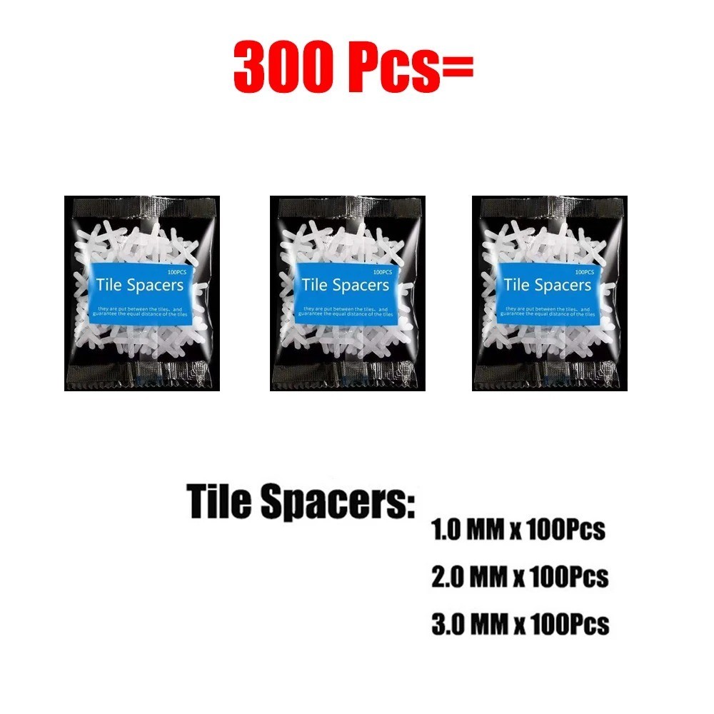 Tile Leveling System 300Pcs Wedges Spacers Plier Floor Wall Tile Alignment Kit