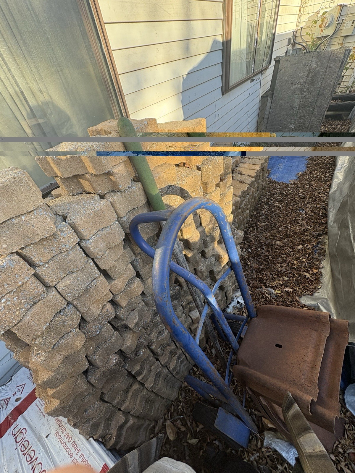 Patio Bricks, Used, Good Condition, Red Color, Lot Of 550