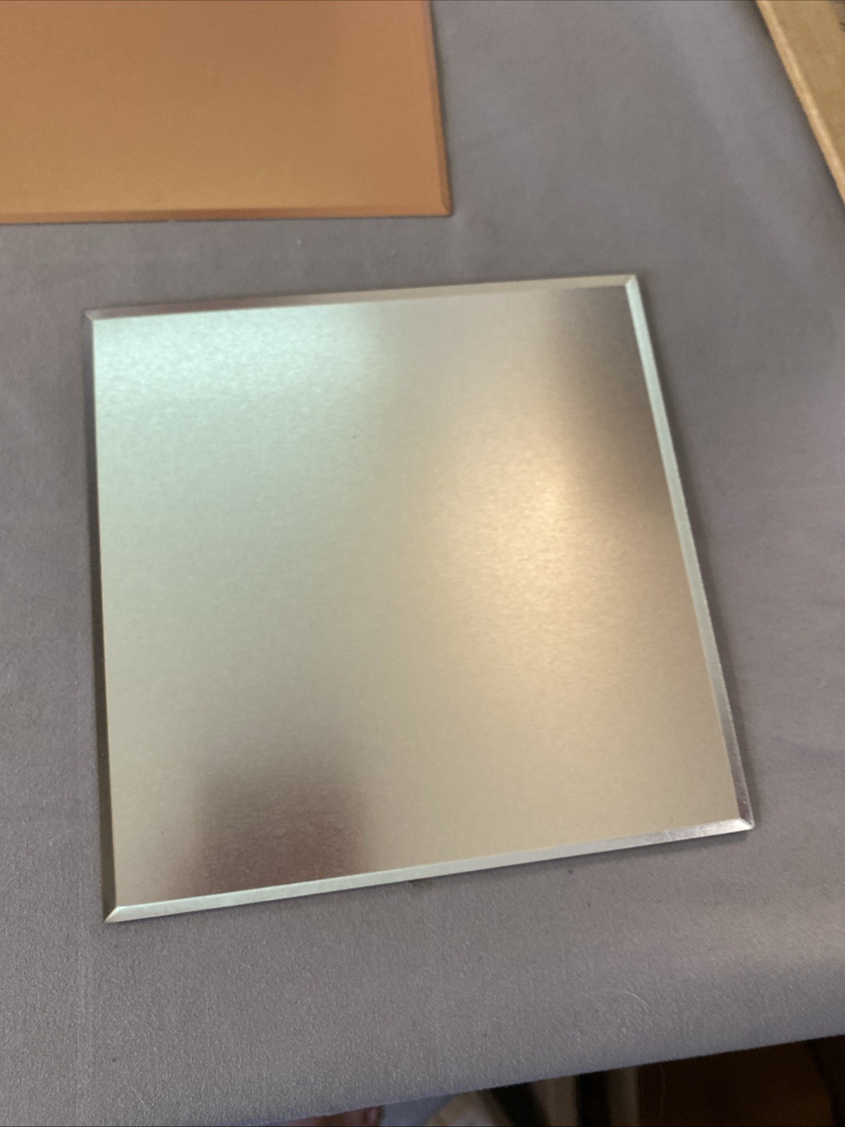 Brushed COPPER Tin Square Tile 6×6 inch Smooth Kitchen Bathroom Backsplash 20