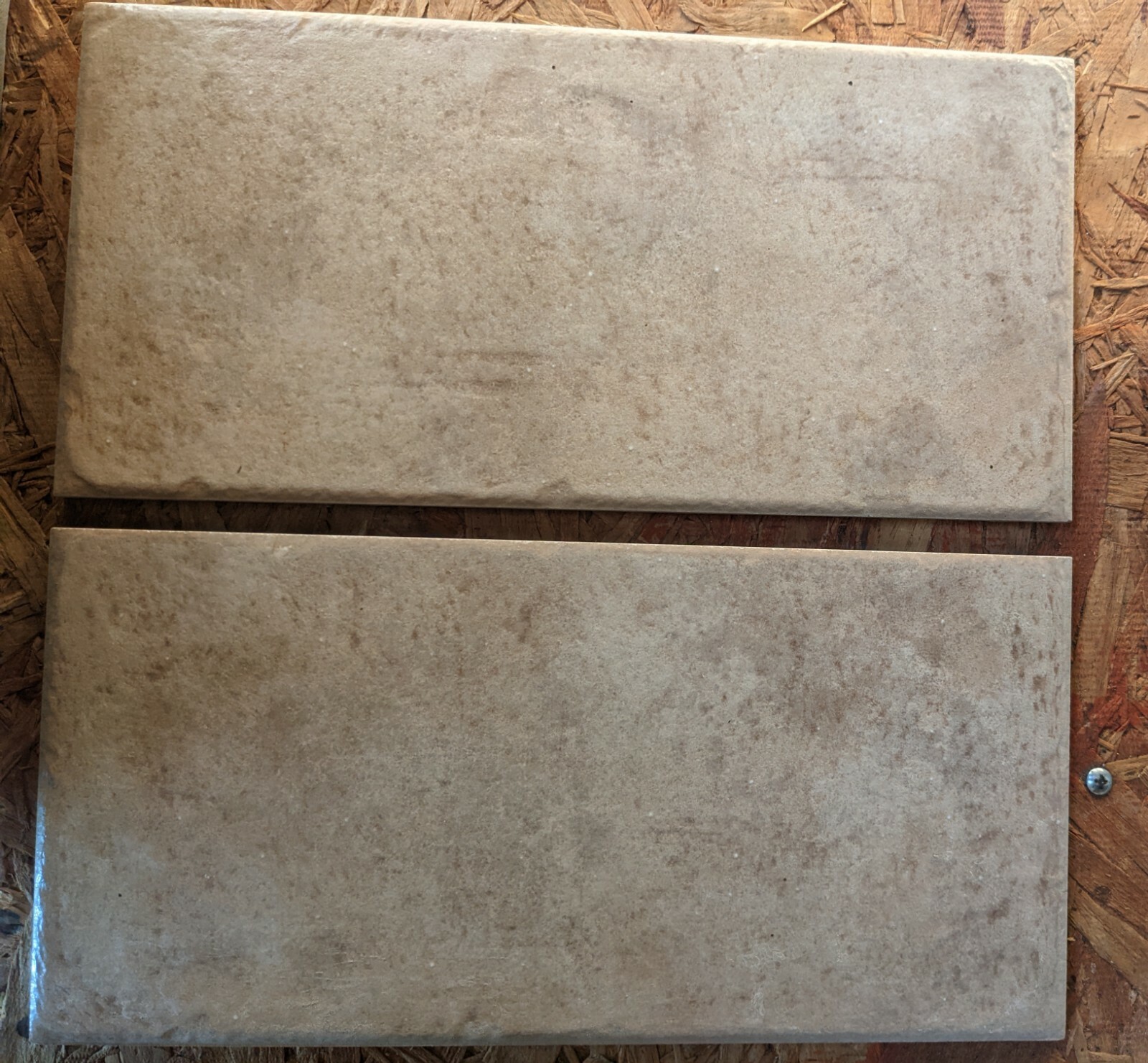 2 PCs Vintage Daltile Gold Rush Series Floor tile 6×12″ color 5202 Gold Dust