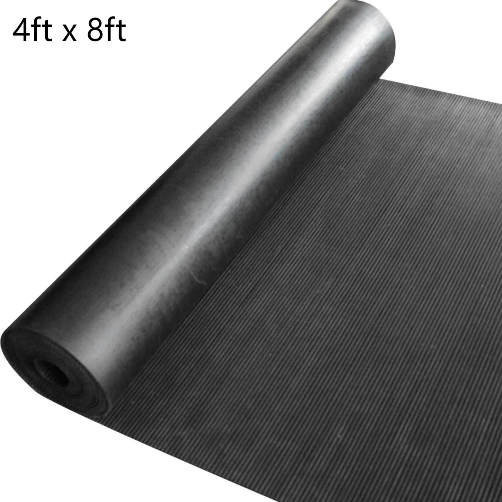 Rubber Garage Parking Mat Non Slip Wear Resistant for Golf Cart Commercial Use