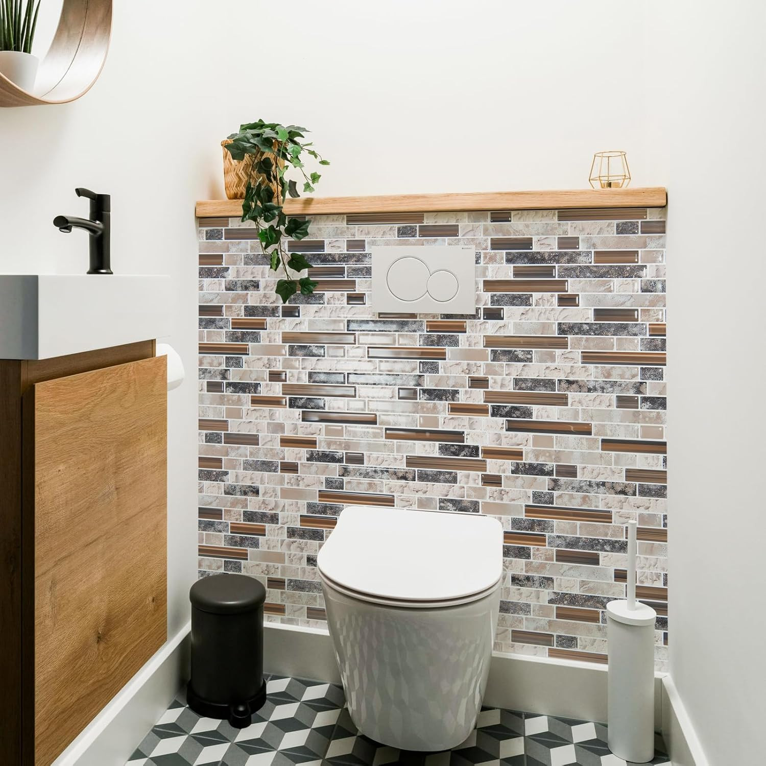 Art3d 10-Sheet Heavy-Duty Peel and Stick Backsplash, Waterproof Wall Tiles Stick