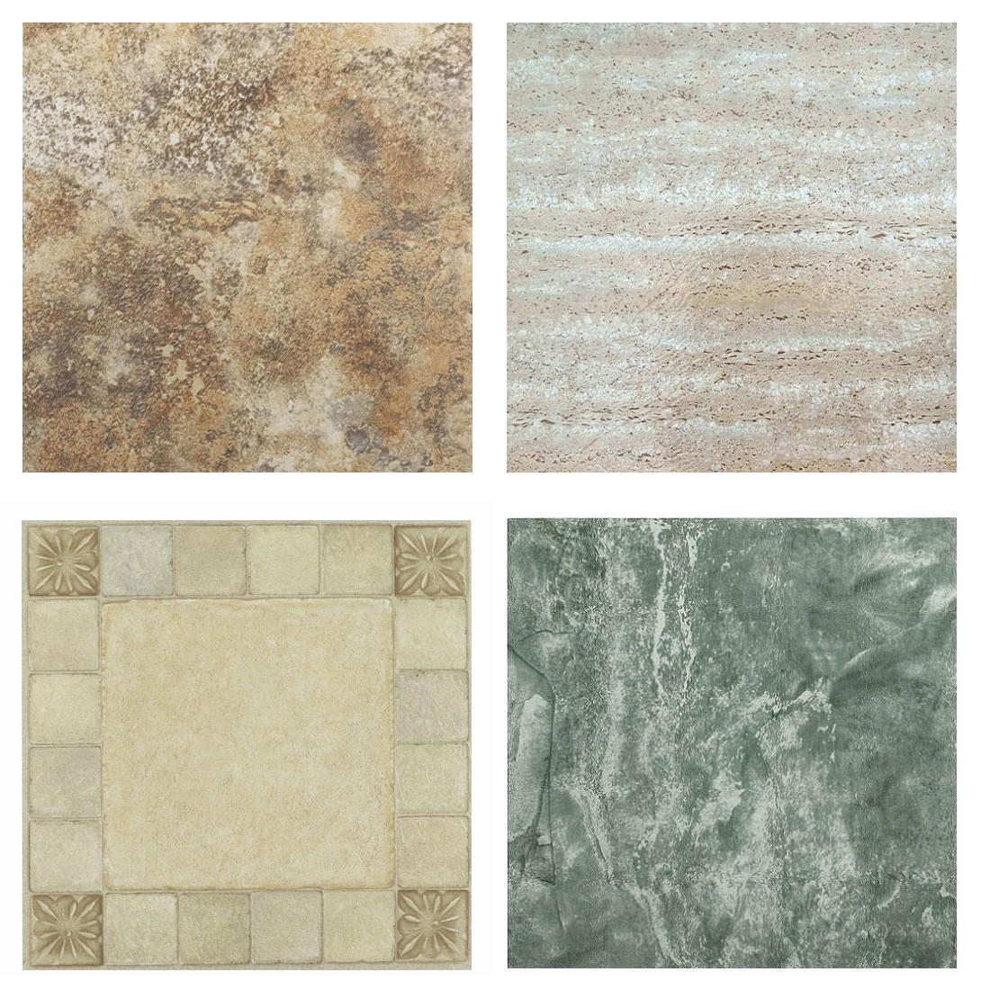 MARBLE granite SLATE stone SELF stick ADHESIVE vinyl FLOOR tile – 40 pcs 12″x12″