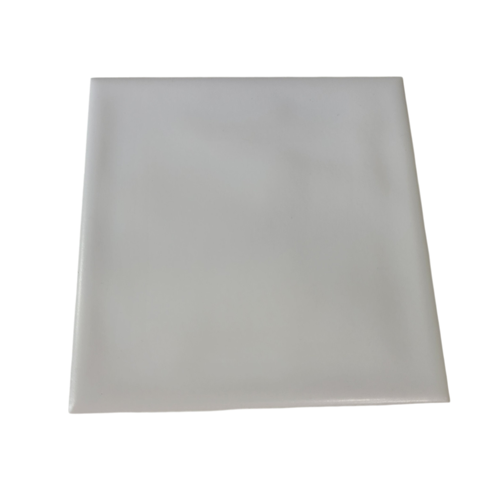 White Ceramic Florida Tile 4 3/8 in FT Subway Square Potters Touch Undulated