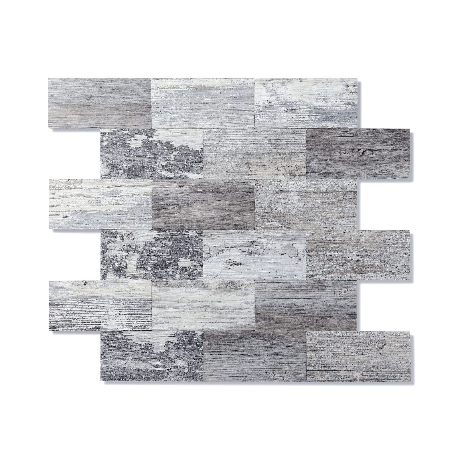 10-Pack Peel and Stick Tile Backsplash 11.3″X11.5″ PVC Wall Tiles, Stick on B…