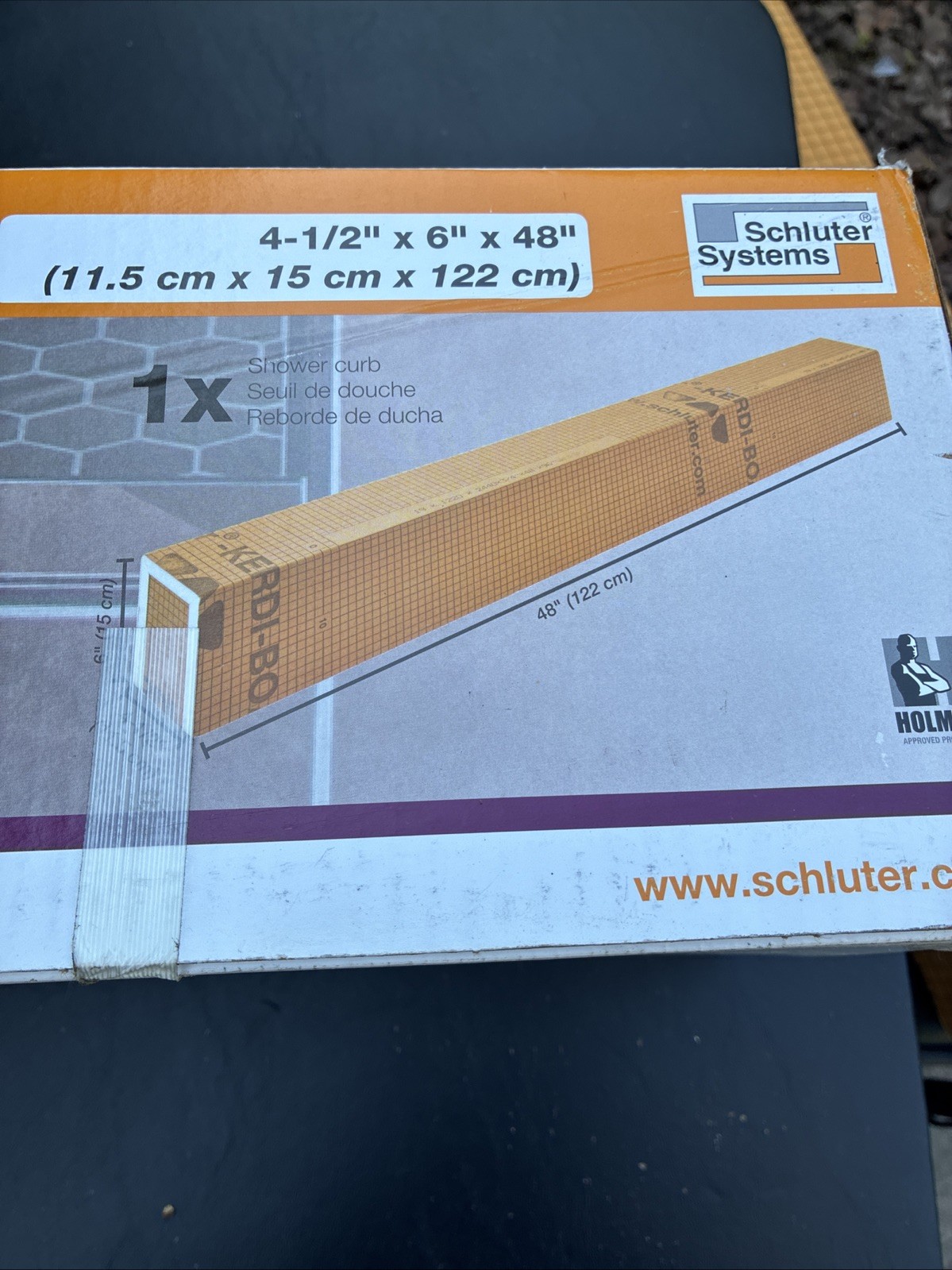 Schluter Kerdi Board – Shower Curb