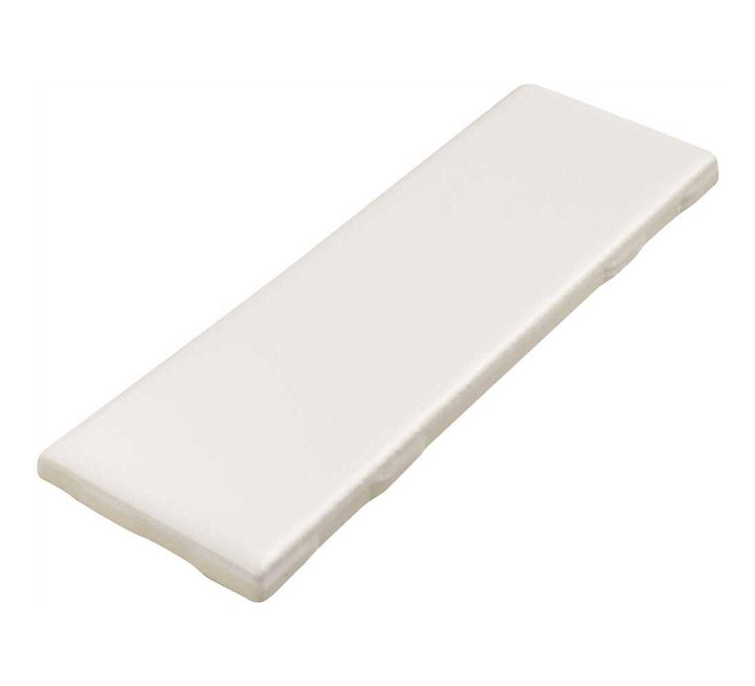 Daltile Restore Bright White 2″ x 6″ Glazed Ceramic Bullnose Trim Tile