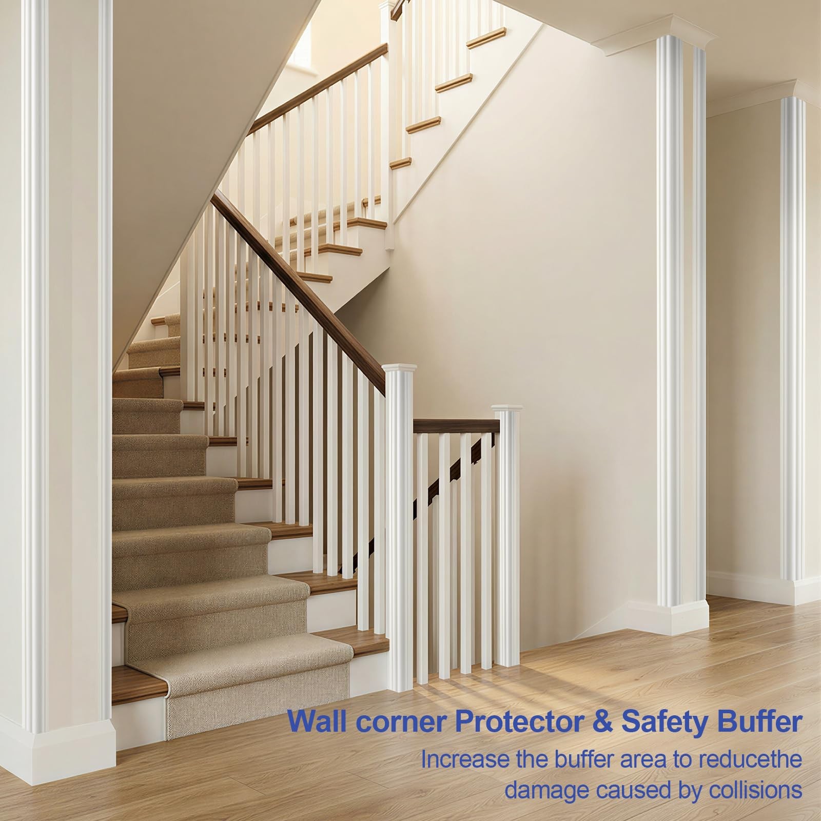 Wall Corner Protector, 10 ft Strong Adhesive Edge Guard for RVs, Campers & Ba…