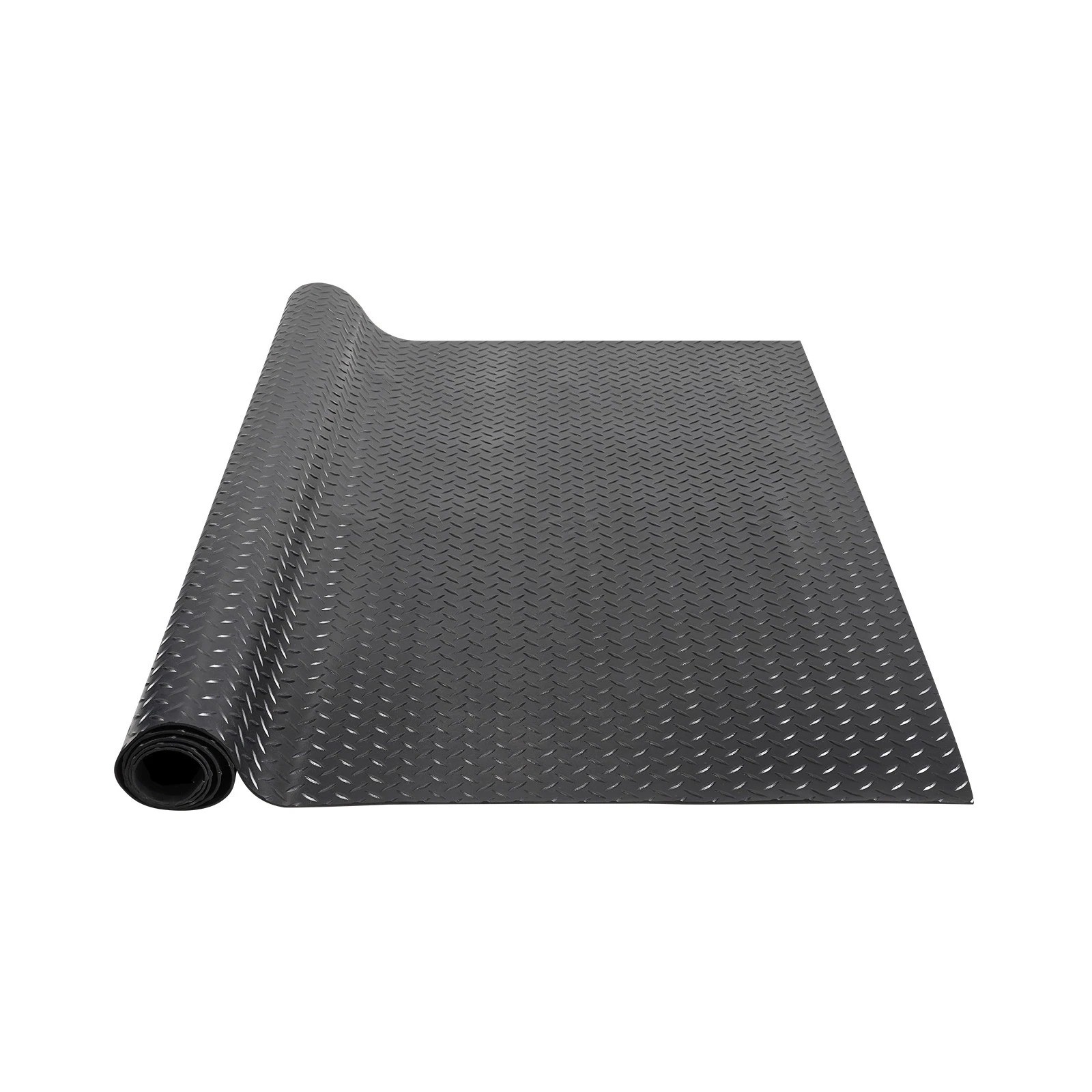 4 x 6 ft Garage Floor Mat Diamond Plate PVC Vinyl Flooring Rolls Non-Slip