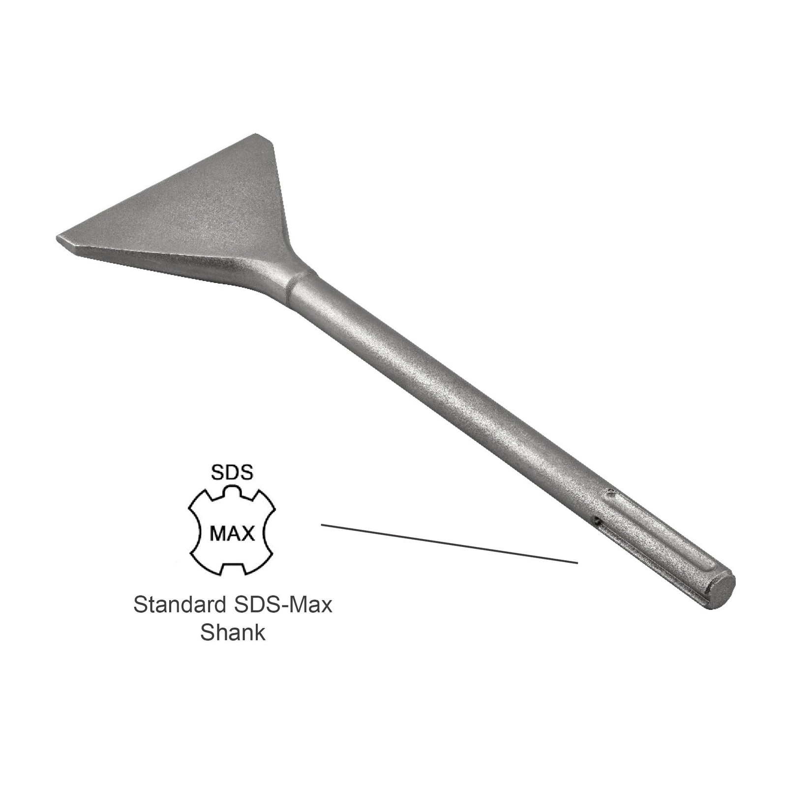 4-1/2 Inch Wide Tile & Thinset Scaling Chisel SDS-Max Shank 4.5″ x 14″ Thinse…