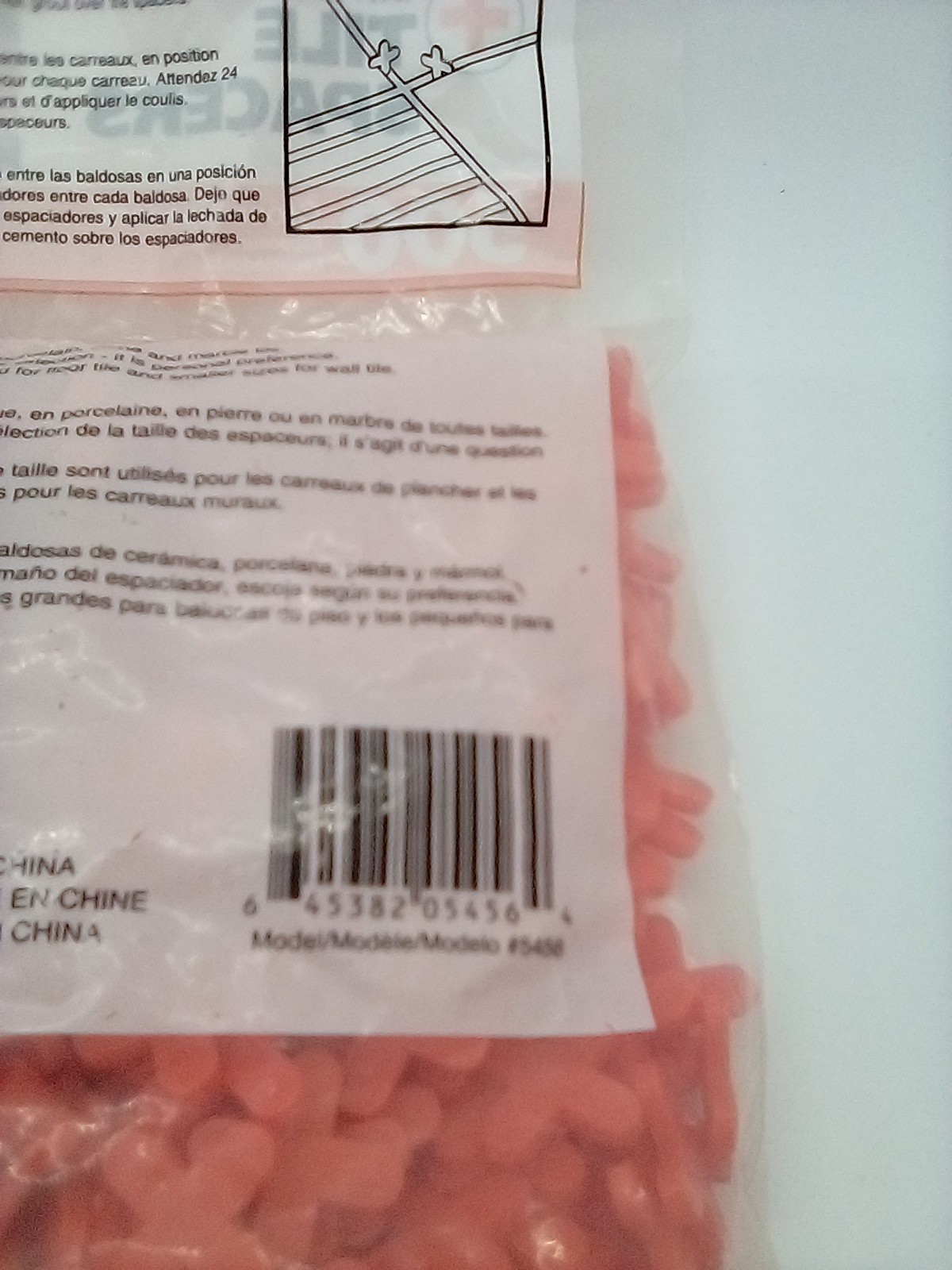 TAVY BASIX Lot of 3 Bags of Tile Spacers 1/4 inch/6mm 1,500 Pieces Total NWT