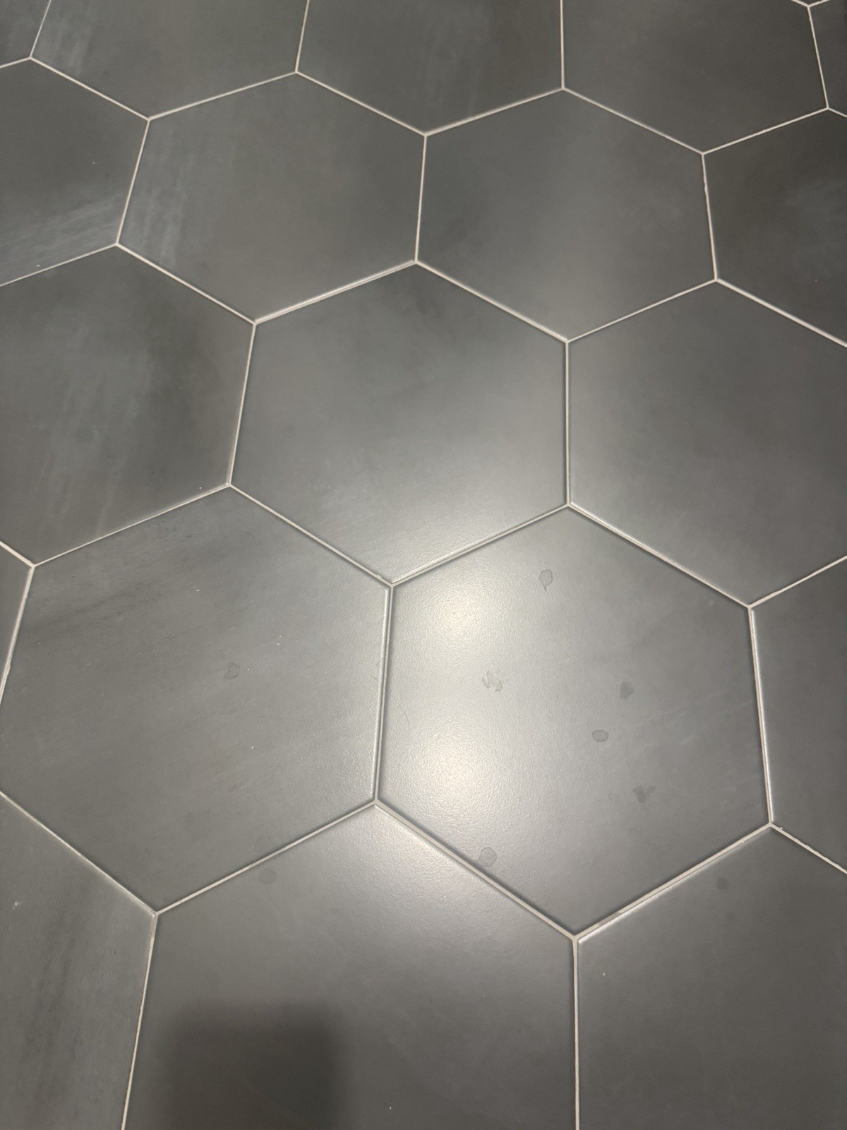 Ceramic Hexagonal Floor & Wall Tile Black 25×29 cm Made in Spain