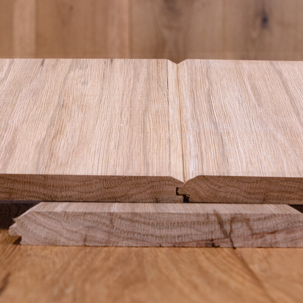 5/8″ x 5-1/2″ Solid Hardwood T&G Panelling – Oak, Alder, Hemlock, Pine, MDF