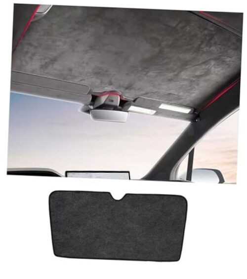 Windshield Sunshade Glass Roof Sun Shade Compatible Model X Windshield Sunshade