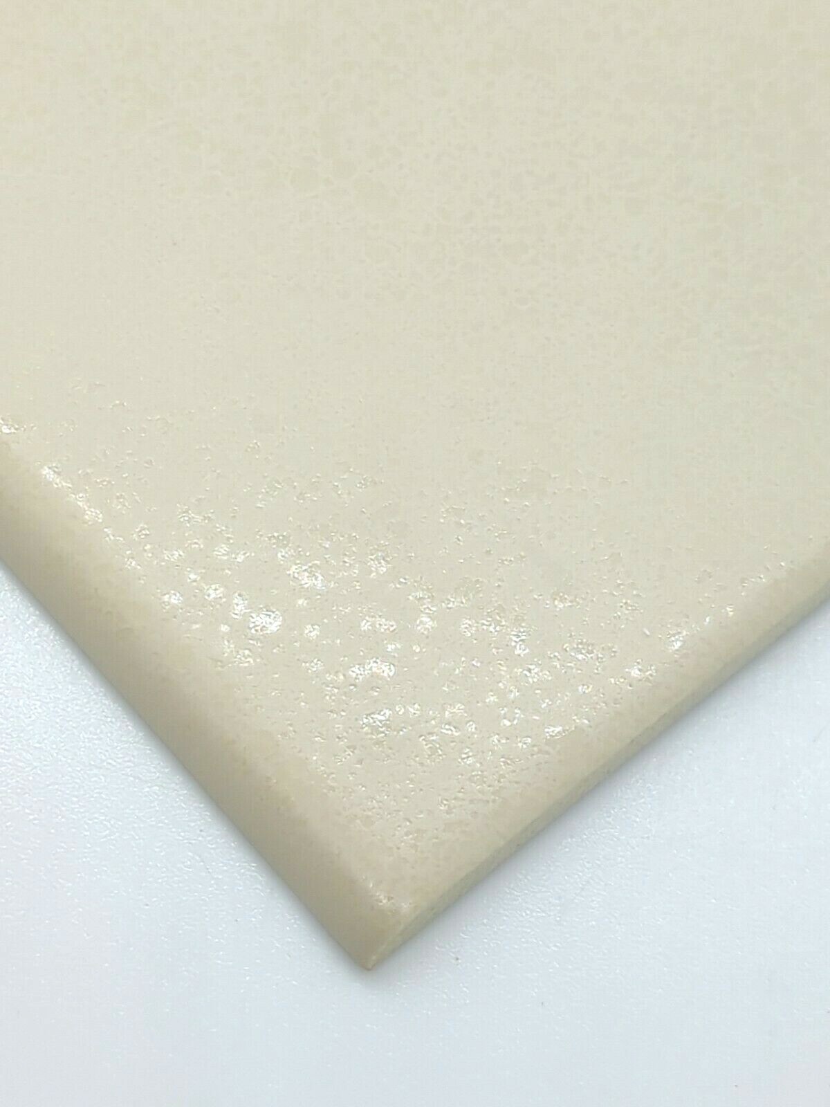 1 pc Parchment Light Tan Crystal Glazed Ceramic Tile Bullnose 4-3/8″ Florida Co