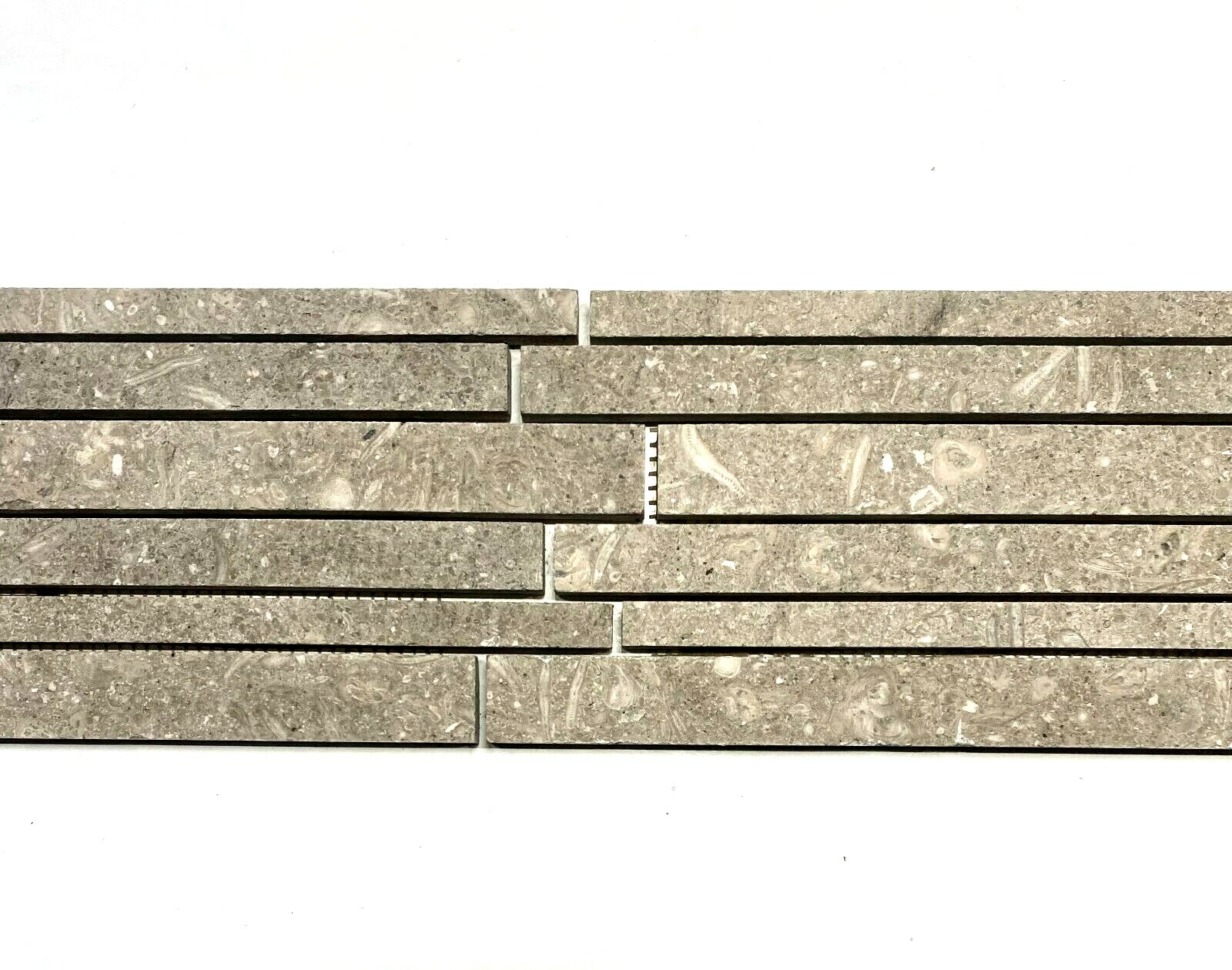 6×12 Seagrass Limestone Striped Honed Backsplash Wall Tile Kitchen Bath